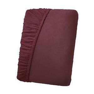 kaeppel Biberflanell Spannleintuch von 90 x 190 cm bis 100 x 200 cm bordeaux