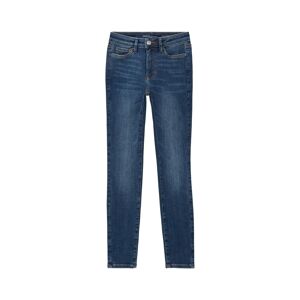 TOM TAILOR DENIM Damen 3 Sizes in 1 - Nela Extra Skinny Jeans, blau, Uni, Gr. S/30