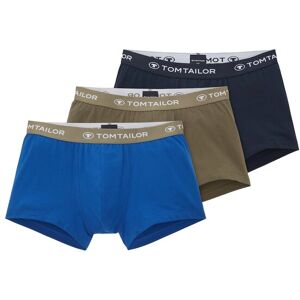 TOM TAILOR Herren Hip Pants 3-er Set, blau, Uni, Gr. 4