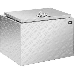 MSW Alubox - Riffelblech - 45 x 60 x 45 cm - 120 L - abschließbar MSW-ATB-610