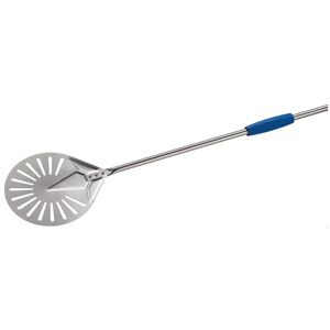 Gi.Metal Pizzaschaufel - Ø20 cm - perforiert - Griff: 75 cm - Edelstahl I-20F/75