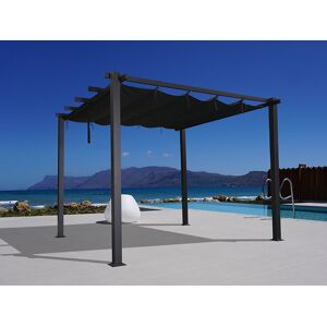 Dancover Pergola pavillon Santa Cruz, 3x4m, Dunkelgrau