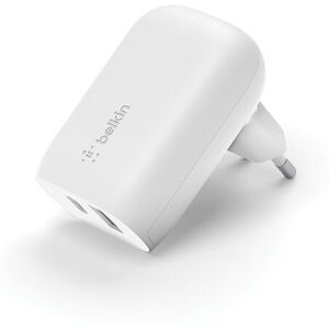 Belkin Multiport Schnellladegerät (USB-A + USB-C) weiß