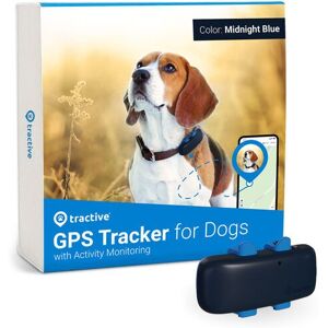 Tractive GPS DOG 4 - GPS Tracker für Hunde mit Aktivitätstracking EXKL. ABO TRNJADB Mitternachtsblau