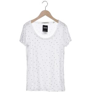 Maison Scotch Damen T-Shirt, weiß, Gr. 36