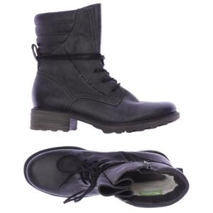 Tamaris Damen Stiefelette, schwarz, Gr. EU 39, Kunstleder - Second Hand
