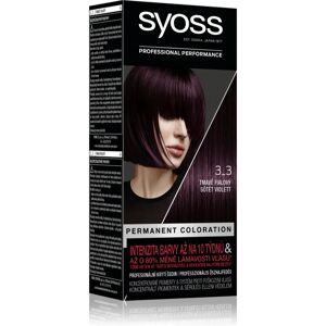 Syoss Color Permanent-Haarfarbe Farbton 3-3 Dark Violet