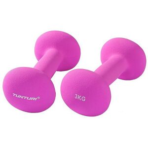 TUNTURI Kurzhantel-Set 3 kg lila 14TUSCL377