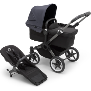 Bugaboo Donkey 5 Mono-Kinderwagen mit Liegewanne und Sitz Blue