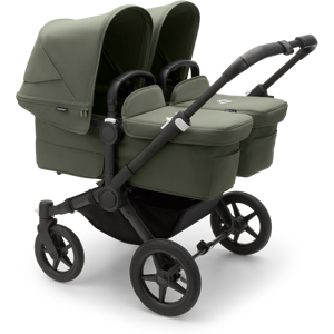 Bugaboo Donkey 5 Zwillingskinderwagen mit Liegewanne und Sitz Green