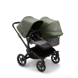 Bugaboo Donkey 5 Duo-Kinderwagen mit Liegewanne und Sitz Green