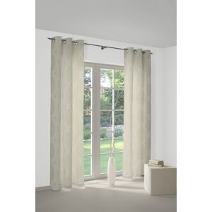 Vorhang WIRTH "Lahstedt" Gr. 3, beige (creme), B:135cm H:225cm, Jacquard, Polyacryl, Polyester, Gardinen