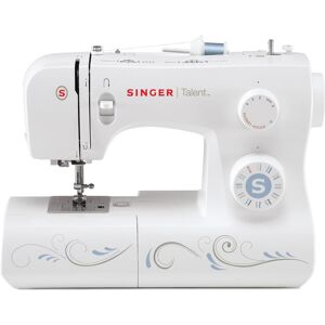 SINGER Nähmaschine "Talent 3323", weiß, B:39cm H:27,3cm T:17cm, Nähmaschinen, 23 Stiche