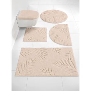 Badematte GRUND Badematten Gr. rechteckig (70 cm x 120 cm), 1 St., beige (ecru) Gemusterte Badematten