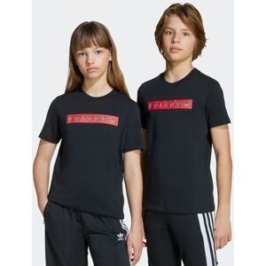 T-Shirt ADIDAS ORIGINALS "TEE", Kinder, Gr. 164, schwarz, Obermaterial: 100% Baumwolle, sportlich, Rundhals, Shirts