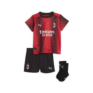 Trainingsanzug PUMA "AC Milan 23/24 Heimtrikot Baby-Kit" Gr. 68, rot (for all time red black) Kinder Sportanzüge Trainingsanzüge