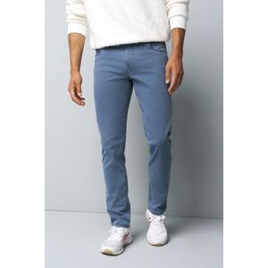 5-Pocket-Jeans MEYER "M5 Slim", Herren, Gr. 36, Länge 32, blau, 75% Baumwolle;21% Lyocell;4% Elasthan, unifarben, casual, slim fit lang, Jeans, aus Bio-Baumwolle