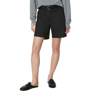 Shorts MARC O'POLO "aus Organic-Cotton-Hanf-Mix" Gr. 36, Normalgrößen, schwarz Damen Hosen Kurze