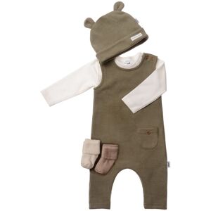 Erstausstattungspaket LILIPUT, Baby, Gr. 68, grün (olivgrün), 100% Baumwolle, KOB Set-Artikel, im niedlichen Design