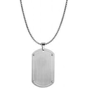 Kette mit Anhänger ADELIA´S, silber, Halsketten, Damen, unbekannt, Edelstahl