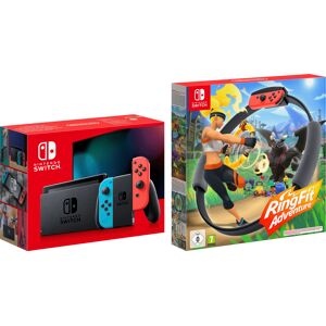 NINTENDO SWITCH Spielekonsole Spielekonsolen bunt (neonrot, neonblau) Switch