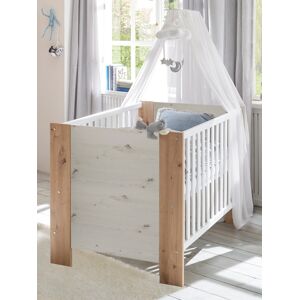 Mäusbacher Babybett Micha, mit Schlupfsprossen Lattenrost, Liegefläche B/L: 70 cm x 140 cm, kein Härtegrad, ohne Matratze weiß Baby Babymöbel-Serien Babymöbel