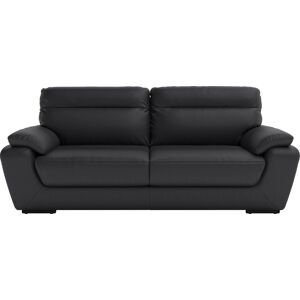 3-Sitzer HOME AFFAIRE "Brandy" Sofas Gr. B/H/T: 224 cm x 95 cm x 100 cm, Leder PAMPAS, schwarz 3-Sitzer Sofas