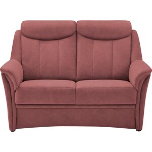 2-Sitzer VILLA BECK "Lugano", rot (18 rot), B:140cm H:101cm T:96cm, Flachgewebe 96, 6 Polyester, 3, 4% Polyamid, Microfaser 100% Polyester, Sofas, inklusive Kopfteilverstellung und in Sitzhöhe 46 cm