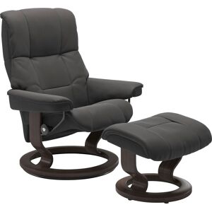 Relaxsessel STRESSLESS "Mayfair", grau (rock paloma), B:79cm H:101cm T:73cm, Leder BATICK: BATICK ist ein leicht korrigiertes, durchgefärbtes und genarbtes Möbelleder, bei dem die meisten Unebenheiten und Spuren in der Regel entfernt wurden., Leder PALOMA