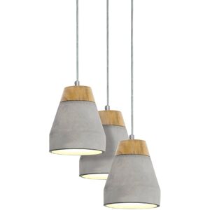 EGLO Pendelleuchte "TAREGA", grau (grau, braun), Lampen, Hängeleuchte, Hängelampe