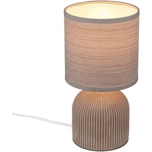 BRILONER LEUCHTEN Tischleuchte "INO Tischlampe", braun (beige), Lampen