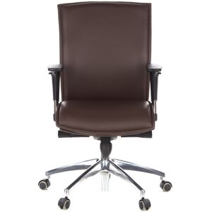 hjh OFFICE MURANO 10 - Luxus Chefsessel Dunkelbraun