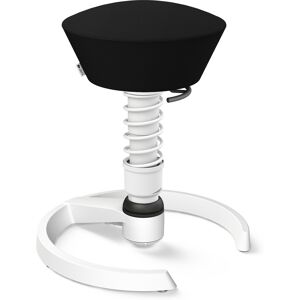 Aeris – Impulsmöbel AERIS SWOPPER MIT GLEITER - Swopper Standard Wollmischung Schwarz Gestell Weiß