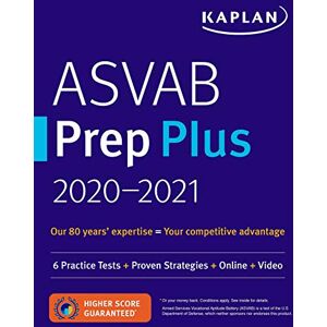 Kaplan Test Prep - GEBRAUCHT ASVAB Prep Plus 2020-2021: 6 Practice Tests + Proven Strategies + Online + Video (Kaplan Test Prep)