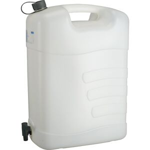 PRESSOL Wasserkanister mit Ablasshahn, 35 Liter, VE 5 Stk, LxBxH 415 x 248 x 537 mm, ab 5 VE