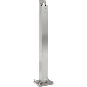 Handdesinfektionssäule, für 0,5-l-Euroflaschen, Edelstahl VAR