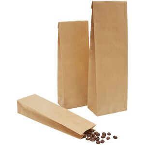 ratioform Blockbodenbeutel, aus Kraftpapier, Pergamentersatz, LxB 250 x 80 mm, VE 500 Stk, ab 10 VE