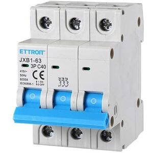 Ettroit Leistungsschalter Thermisch-Magnetisch Zum Schutz 3p 40a 220v 380v Salvavita 3 Modules Din Jxb1-63-3p-40a