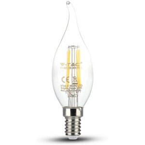 V-Tac Led-Glühbirne E14 4w Flammenkerzenfilament 4000k - 4429