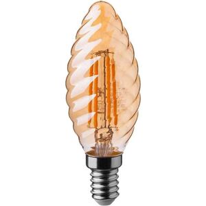 V-Tac Vt-1948 Led-Kerzenlampe Twisted Glass Amber 4w E14 Filament 2200k - 217115