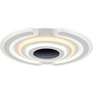 V-Tac Vt-7960 Dekorativer 95-W-Led-Kronleuchter, Dimmbar, 3d-Effekt Mit Fernbedienung, D52 X 5 Cm, Cct 3in1, 3000 K + 6500 K – 15358