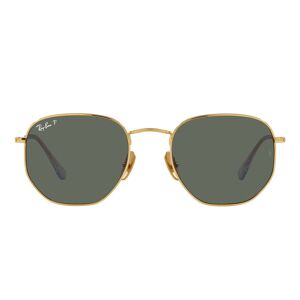 Ray-Ban Sechseckige Sonnenbrille RB8148 921658 Polarisiert Oro Unisex