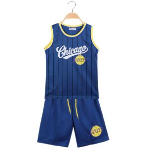 moda junior 2-teiliges Kindersportset mit Tanktop Sets 3-16 Jahre alt Junge Blau Größe 10