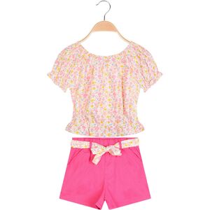 Sweet Junior Kurzes Set für Mädchenbluse + Shorts Sets 3-16 Jahre alt Mädchen Orange Größe 12