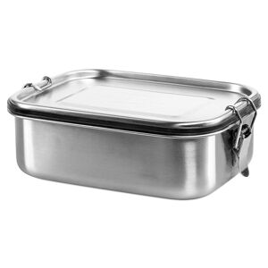 Silberthal Brotdose Edelstahl Mit Trennwand – Lunchbox 1200ml – Auslaufsicher – - Wie Neu Silber 1200ml