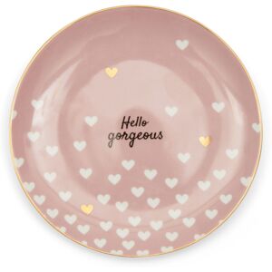 Rivièra Maison Hello Gorgeous Kuchenteller - hell-pink - Ø 17 cm - Höhe 1,7 cm