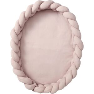 Nordic Coast Company 3 in 1 Baby-Nest geflochten - rosa - 90 x 60 cm