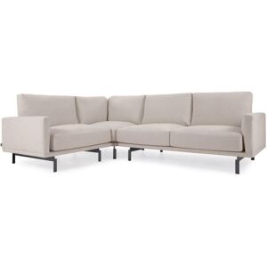 Kave Home Galene Grande 3-Sitzer Ecksofa - elfenbein/beige - 207x267x94 cm