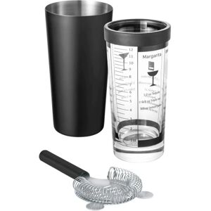 blomus LOUNGE Boston Shaker-Set 3-tlg - black - 500 ml