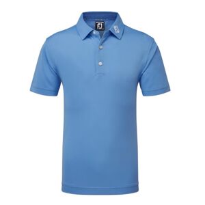 FootJoy Stretch Pique Solid Junior Poloshirt, blau, Junior, L